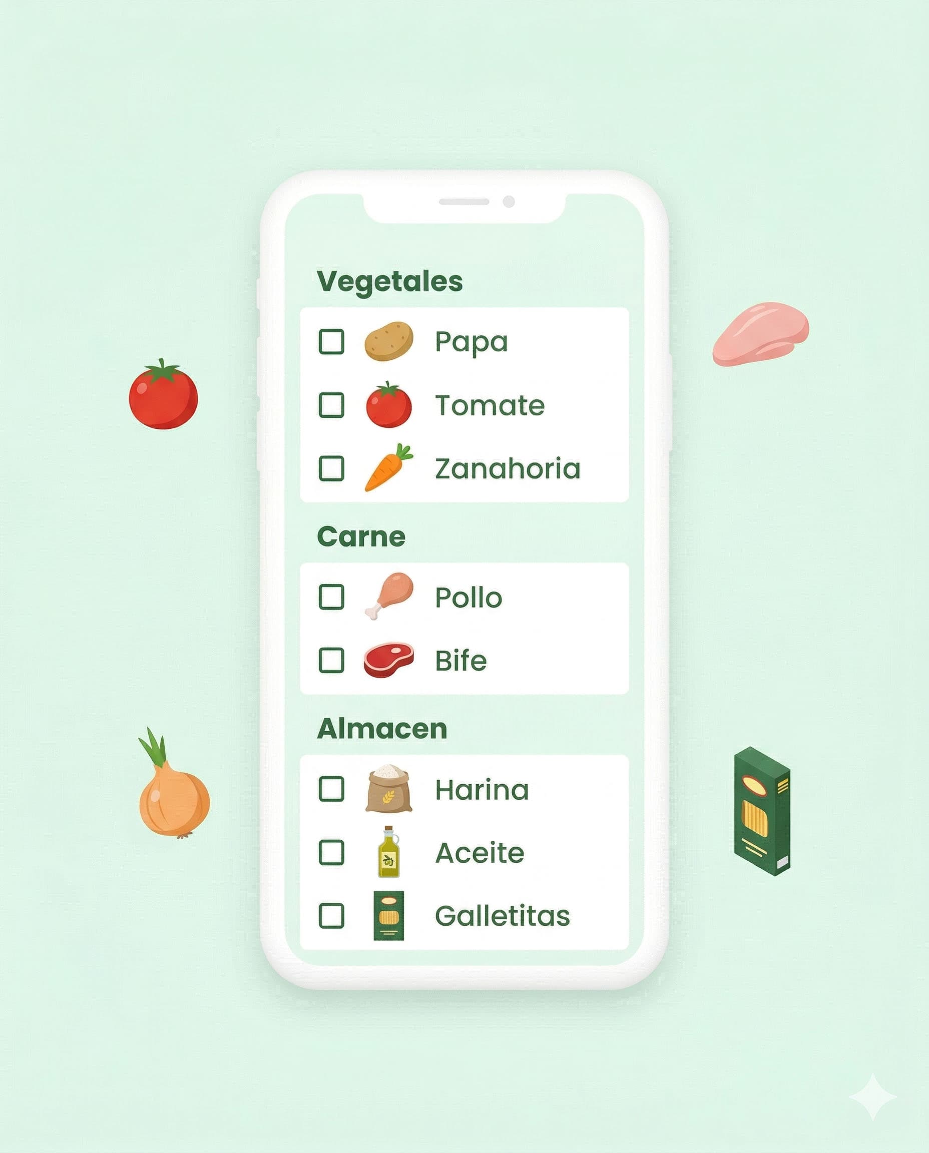 Lista de compras generada automáticamente por DonIA
